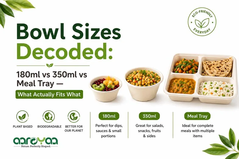 Bowl Sizes Decoded: 180ml vs 350ml vs Meal Tray - What Actually Fits What