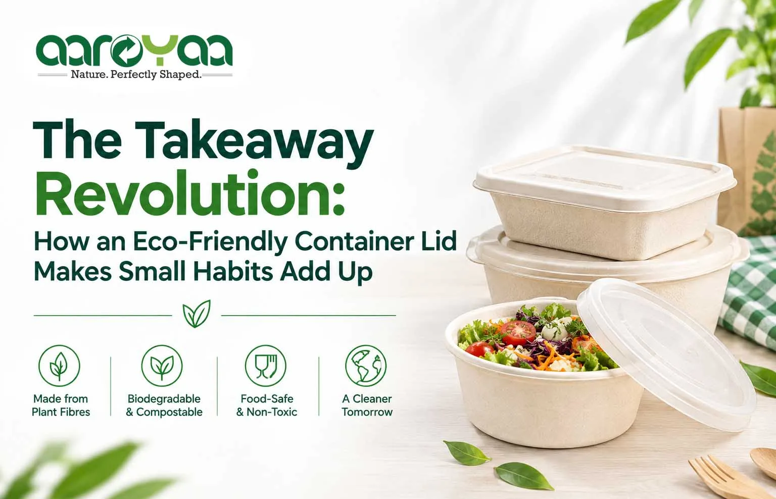 The Takeaway Revolution: How an Eco-Friendly Container Lid Makes Small Habits Add Up