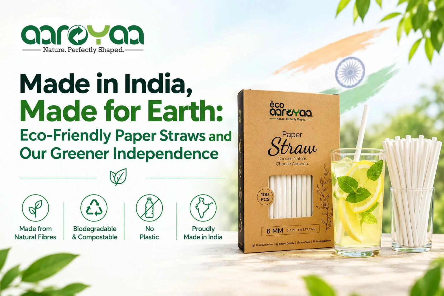 Made in India, Made for Earth: Eco-Friendly Paper Straws and Our Greener Independence