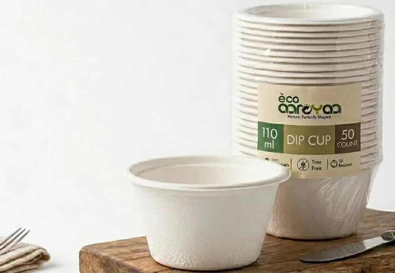 Aaroyaa 110 ML Dip Cups – Eco-Friendly & Convenient Packaging for Modern Food Businesses