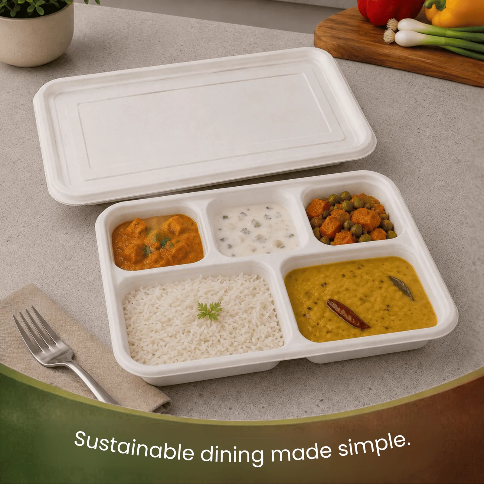 5 CP Rectangle Plate with Lid 2