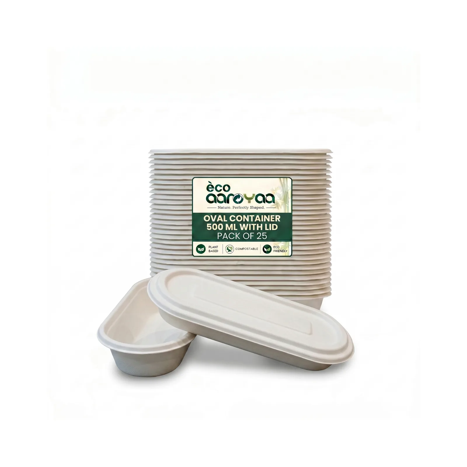 Oval Container Lid 500 ML 1