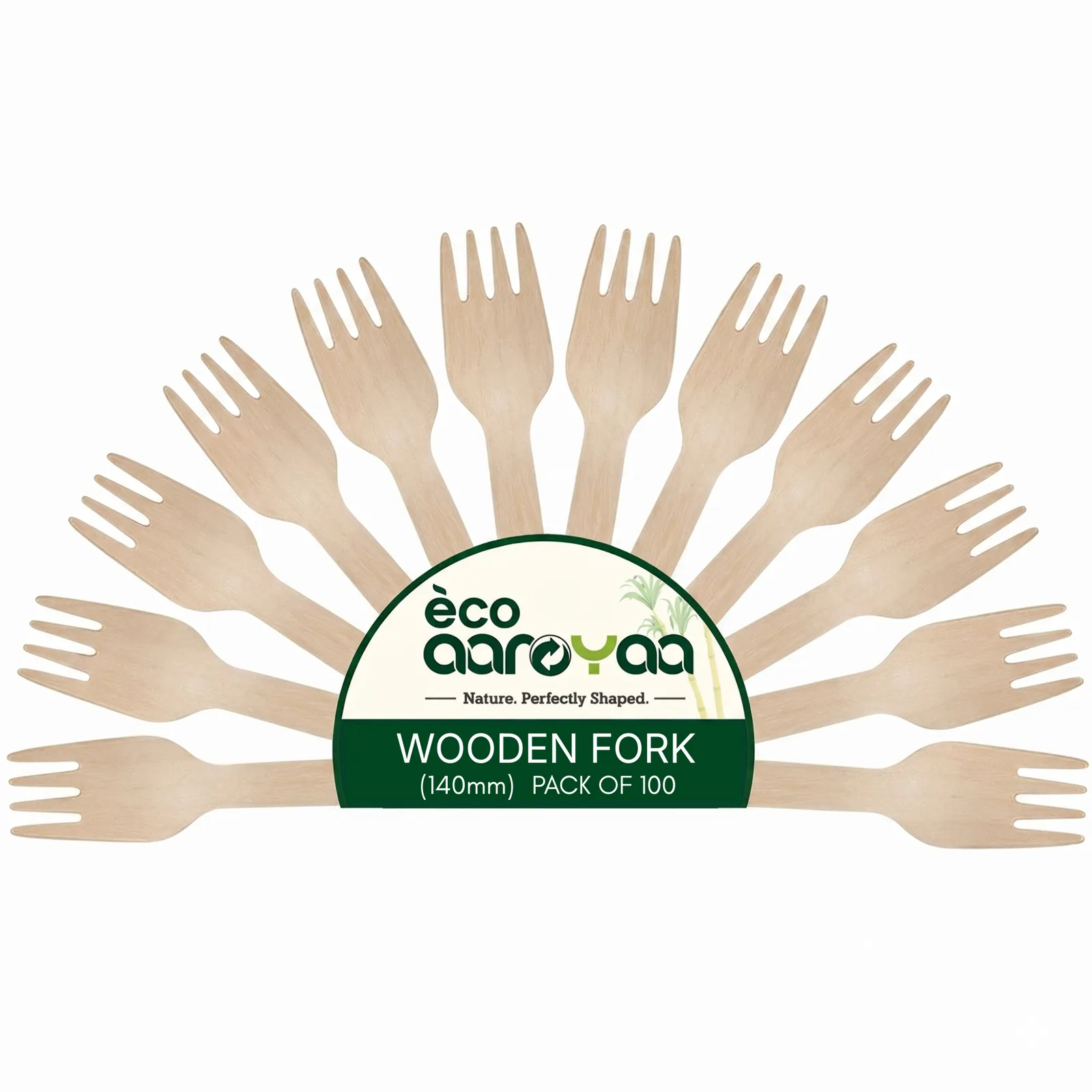 Wooden Cutlery Fork (Pack of 100) 1