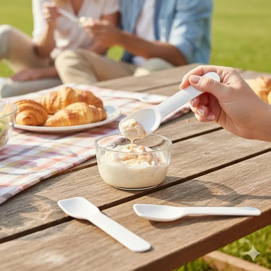 Paper Dessert Spoon (Pack of 100) 3